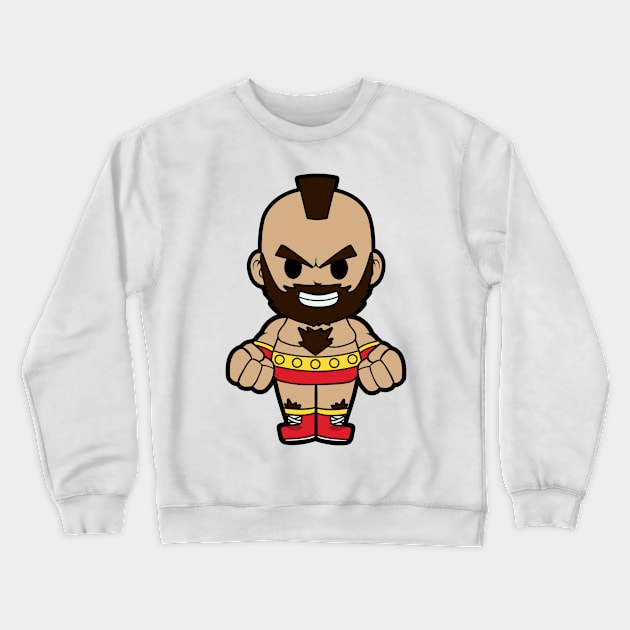 Zangief Street Fighter Chibi Crewneck Sweatshirt by untitleddada